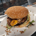Sate burger
