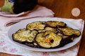 Melanzane (gebakken aubergines en cherry tomaatjes)