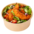 Spicy crispy chicken salade