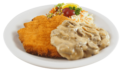 Schnitzel champignon roomsaus