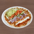 Turkse pizza met salade