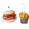 Double meat burger menu