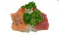Zalm / tonijn sashimi