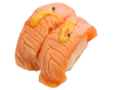 Gegrilde zalm nigiri (2 stuks)