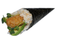 Ebi tempura temaki