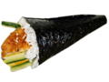 Gebakken kip temaki