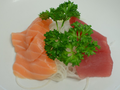 Zalm / tonijn sashimi