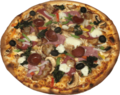 Pizza van het huis