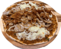Turkse pizza kip en kaas