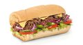 Taco beef Sub met nacho's 30cm sub