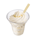 Kleine sundae beker softijs