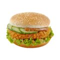 Chicken sate burger