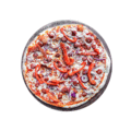 Pizza silly sausage