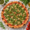 Pizza pesto vegan