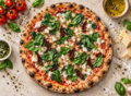 Pizza spinaci di capra
