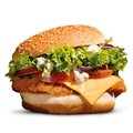 Double chicken burger
