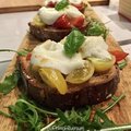 Bruschette con Mozzarella di Bufala
