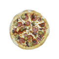 Pizza meat and spicy