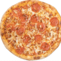 Pizza meat and fish