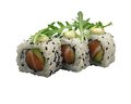 Zalm en avocado maki