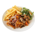 Hete kip speciaal menu