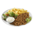 Kipshoarma menu