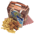 Kidsmenu 4 kipnuggets