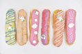 Unicorn eclairs