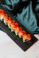 Creamy spicy salmon