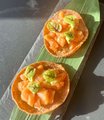 Crispy taco's salmon
