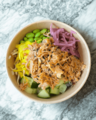 Poké bowl Pulled Chicken