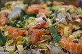 Wokschotel Zalm / Gamba per 250 gram