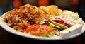 Döner kebab schotel hot