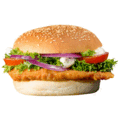 Br. Crispy chicken burger