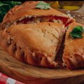 Pizza calzone vegetarisch