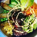 Poke bowl tempeh