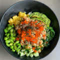 Crazy salmon bowl