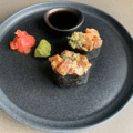 Spicy tuna gunkan