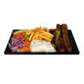 Adana kebab schotel