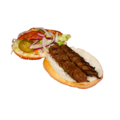 Turks brood Adana kebab