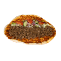 Turkse pizza shoarma