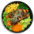 P11. Poké bowl Salmon teriyaki