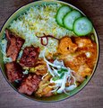 Butter chicken poke bowl