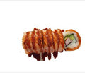 354. geflambeerde zalm roll