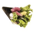 50. Maguro handroll