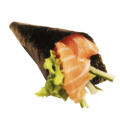 57. Spicy zalm handroll