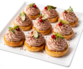 Canapé paté