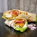 BBQ chicken wrap menu