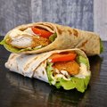 Truffel chicken wrap menu