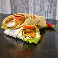 Spicy chicken wrap menu